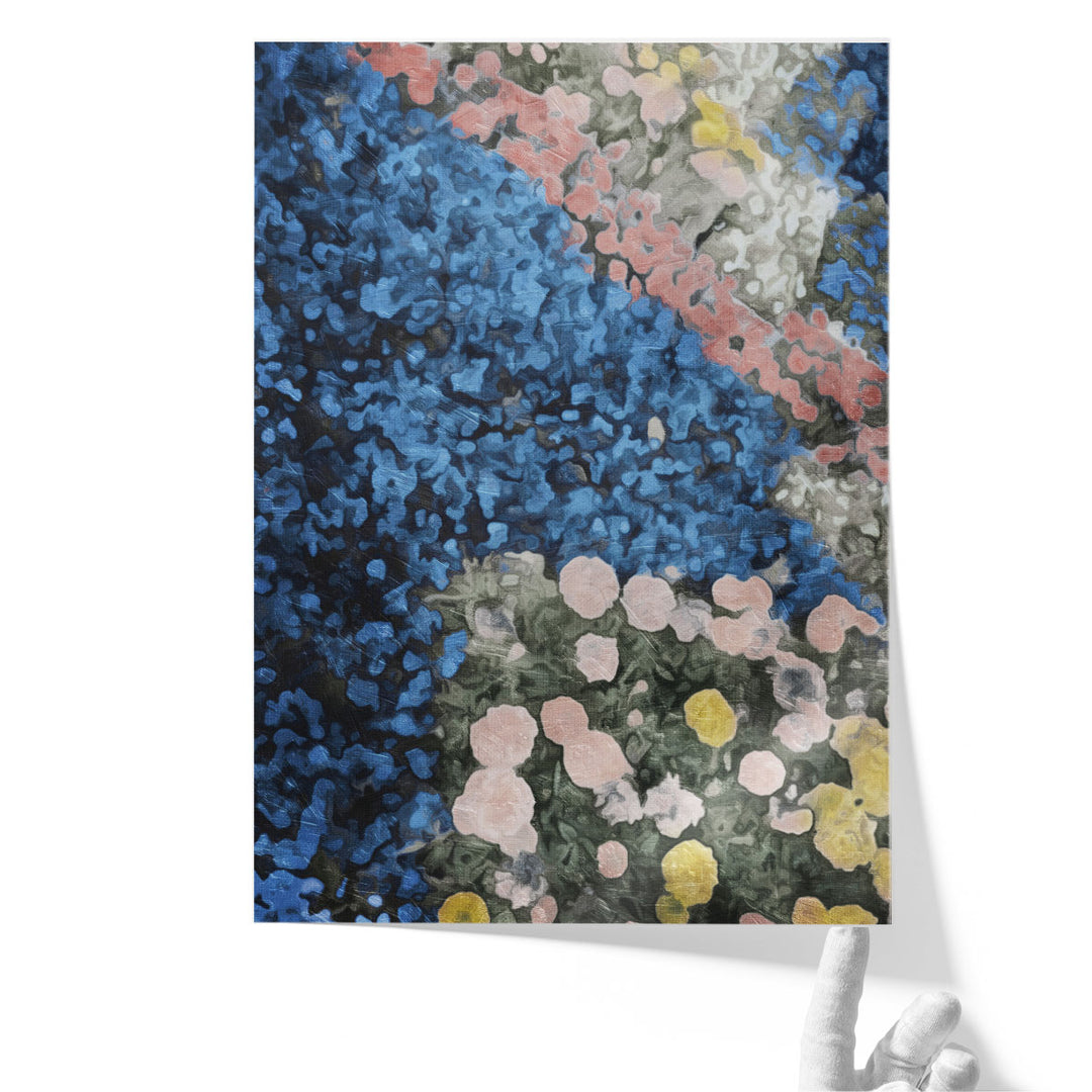 Mute Flower Patch - Canvas Print Wall Art