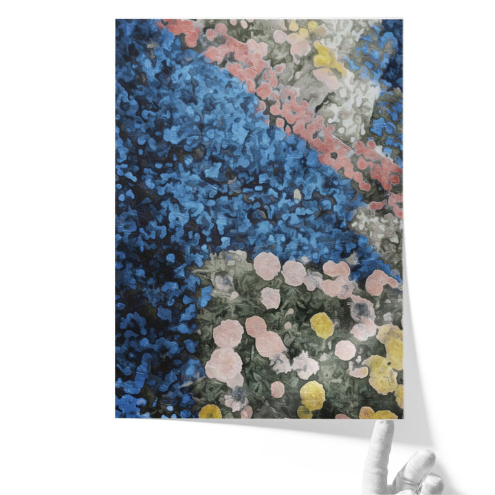 Mute Flower Patch - Canvas Print Wall Art