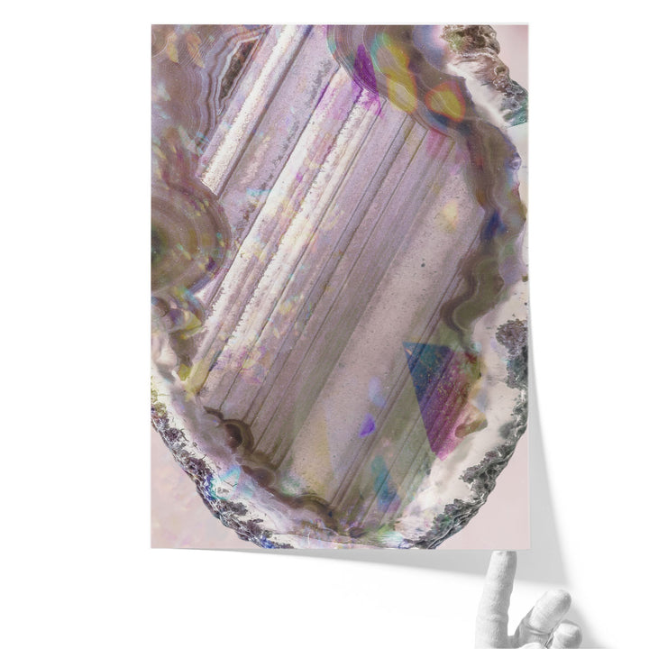 Pastels And Geods 1 - Canvas Print Wall Art
