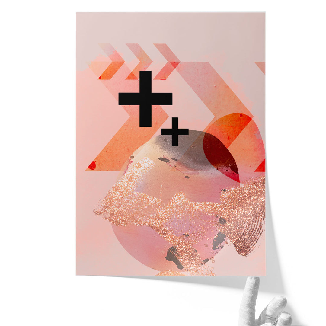 Scandi Abstract - Canvas Print Wall Art