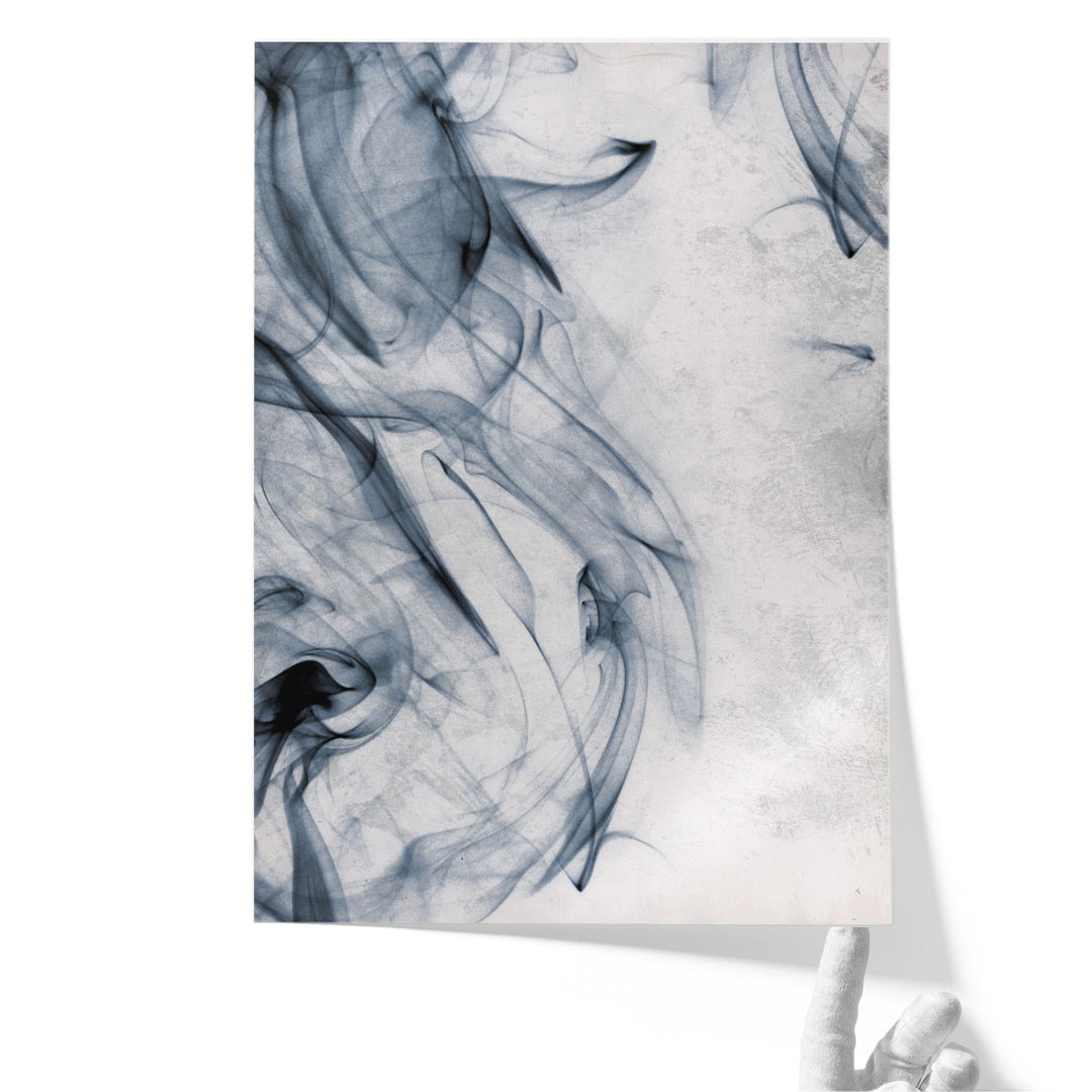 Smoke Blue - Canvas Print Wall Art