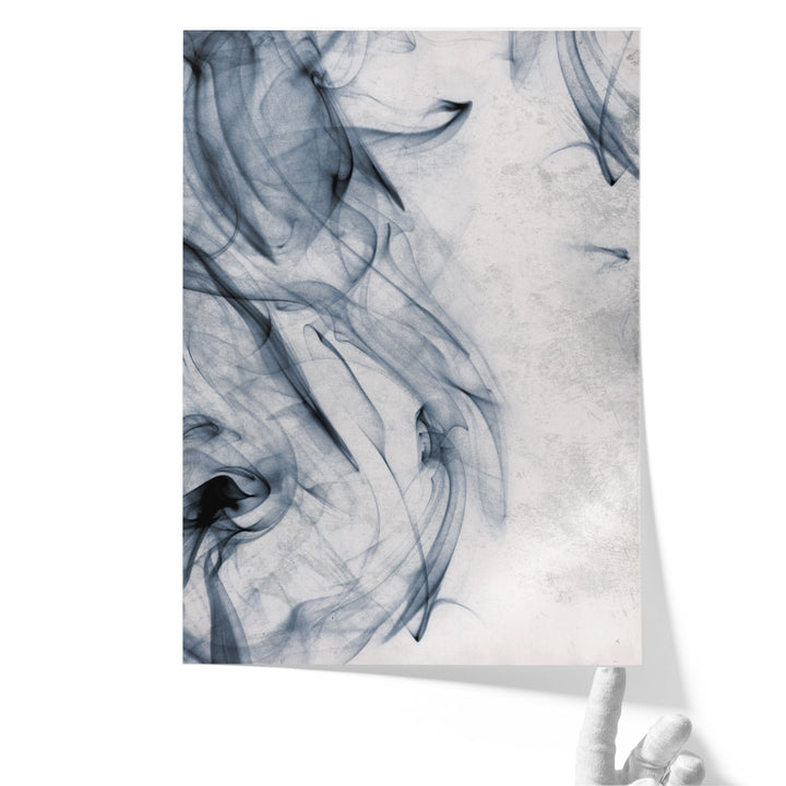 Smoke Blue - Canvas Print Wall Art