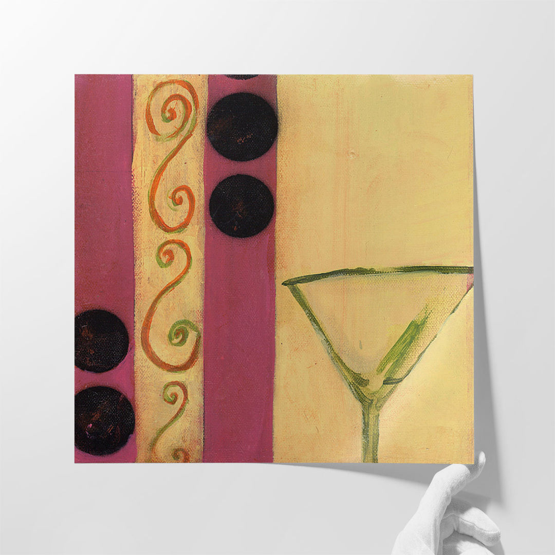 20x20 Canvas Print Dining Room - bold panel