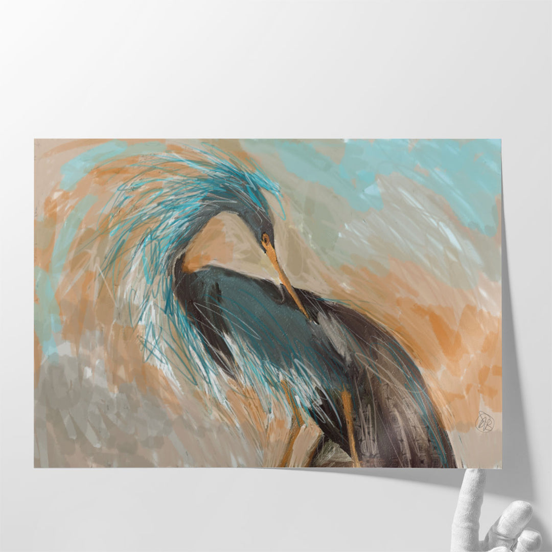 Beachy Bird - Canvas Print Wall Art