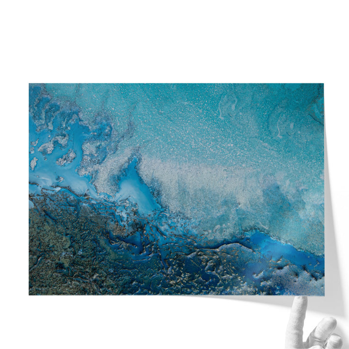 Cyan Waters - Canvas Print Wall Art