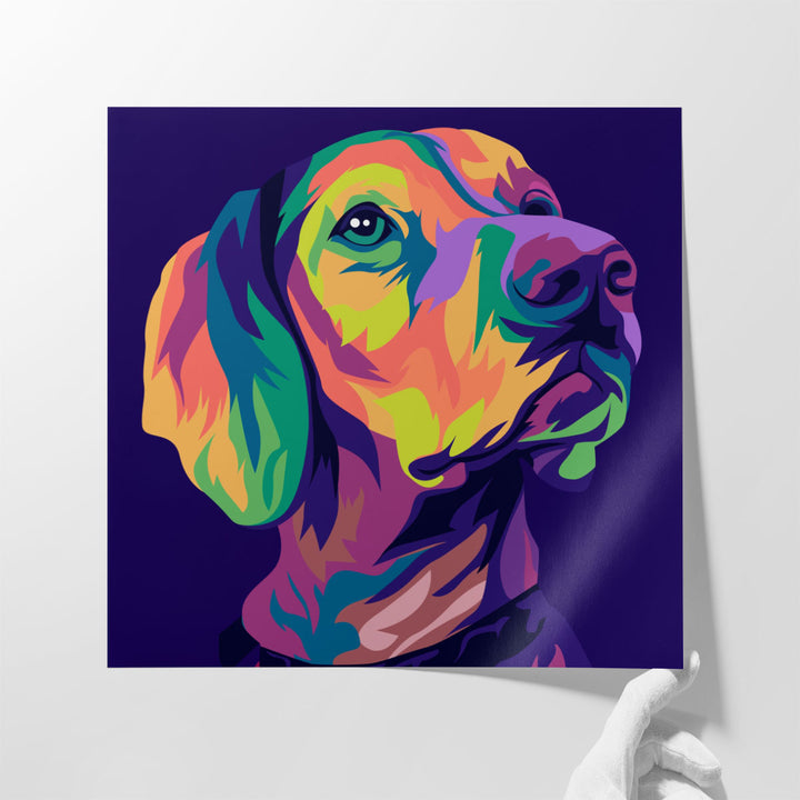 Labrador Retriever in Pop Art Style - Canvas Print Wall Art
