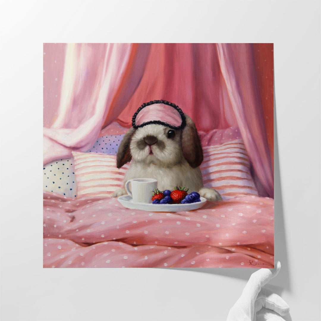 Breakfast In Bed - Canvas Print Wall Art