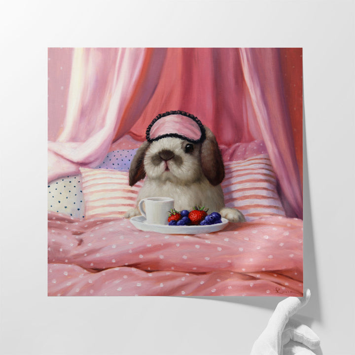 Breakfast In Bed - Canvas Print Wall Art