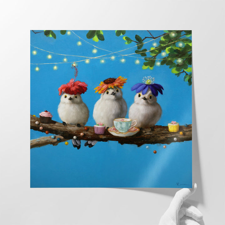 Garden Party - Canvas Print Wall Art