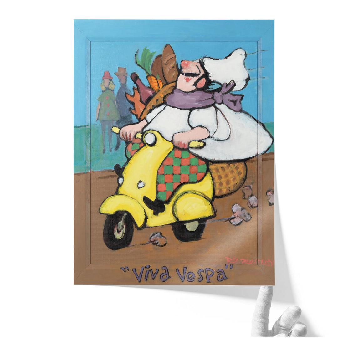 Viva Vespa - Canvas Print Wall Art