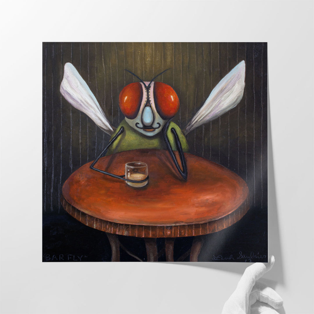 Bar Fly - Canvas Print Wall Art