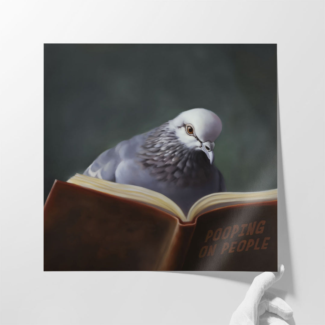 Pooping On People - Canvas Print Wall Art
