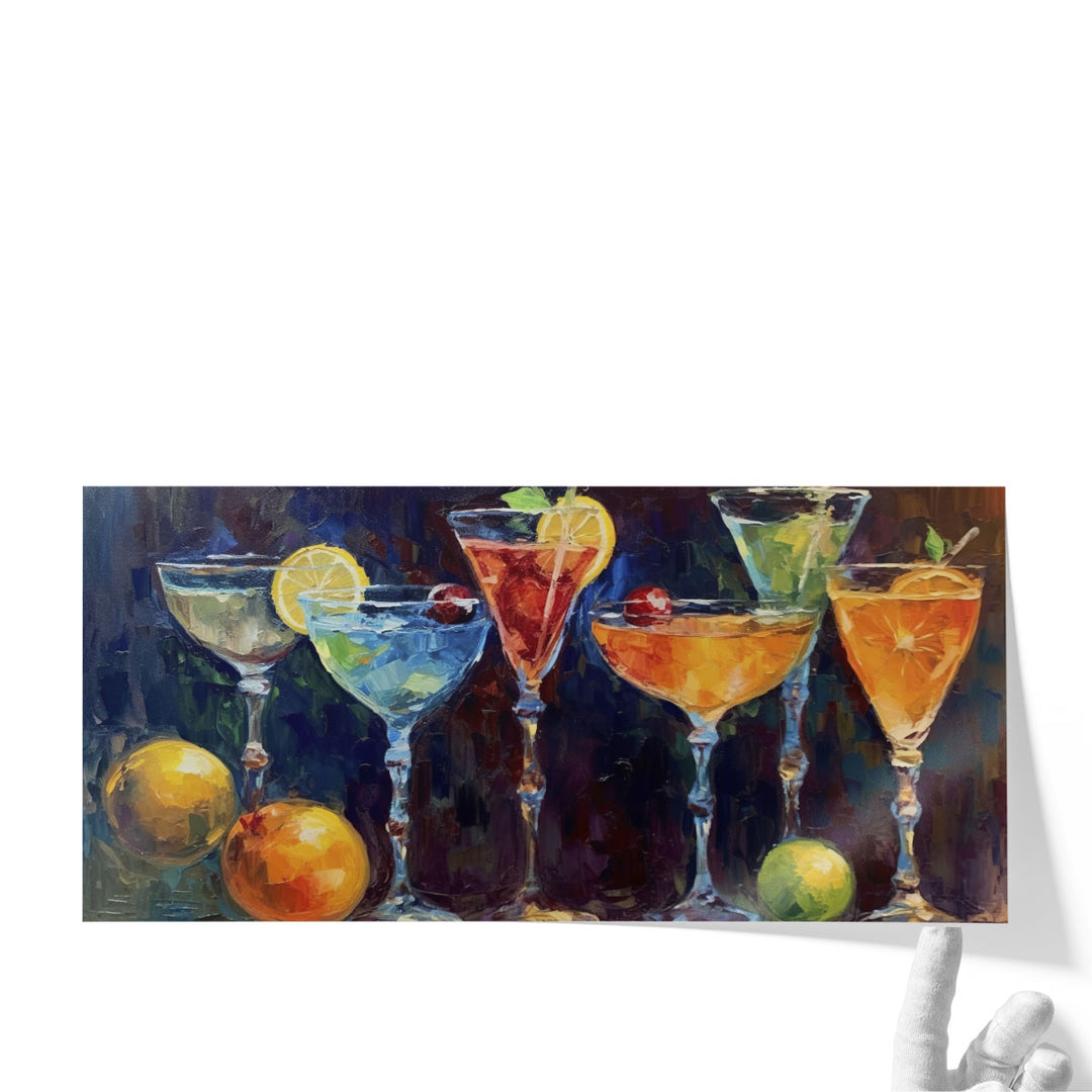 Dining room art – vibrant lounge style display