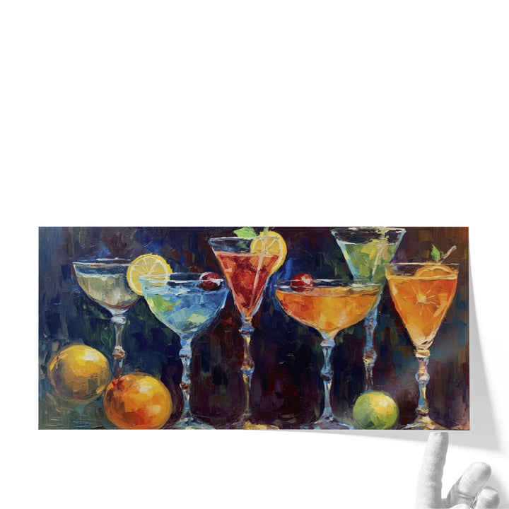 Dining room art – vibrant lounge style display