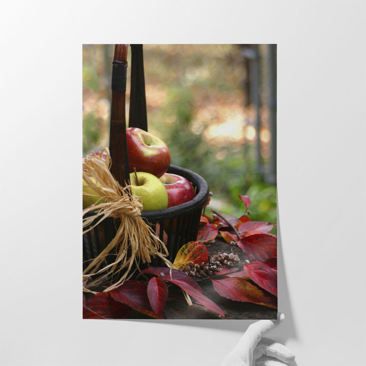 kitchen artwork – apple and leaf photograph