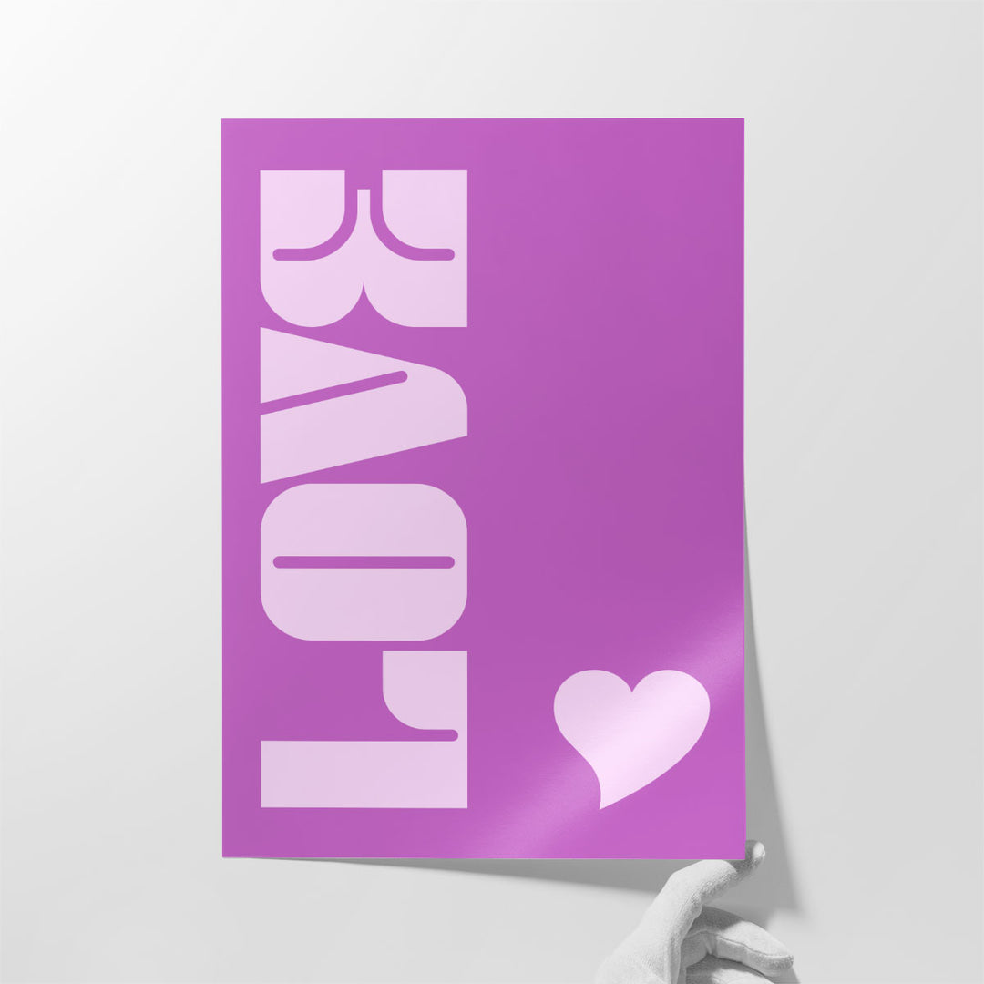 Love No 1 - Canvas Print Wall Art