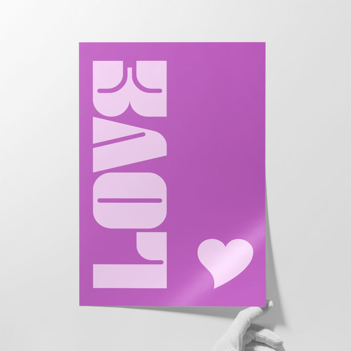 Love No 1 - Canvas Print Wall Art