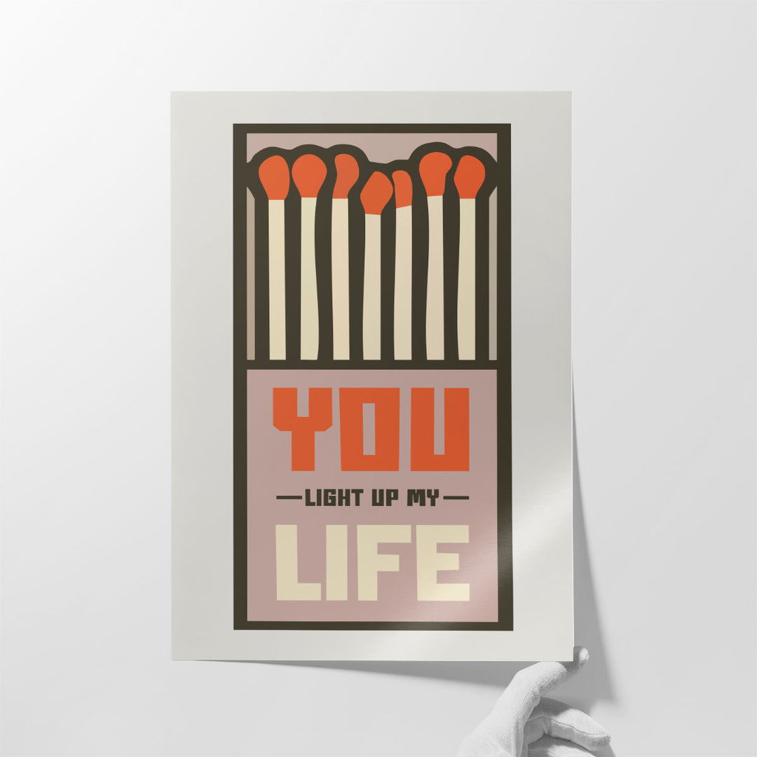 kitchen wall decor – playful matchstick art