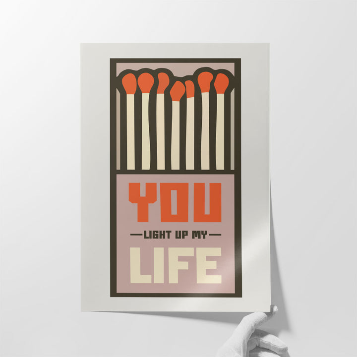 kitchen wall decor – playful matchstick art