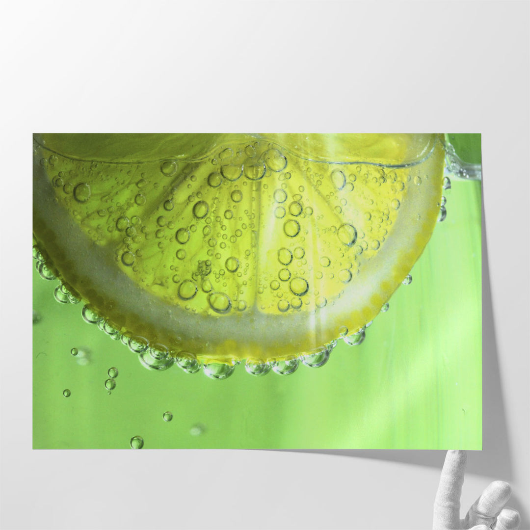60x40 Canvas Art for Kitchen lemon scene