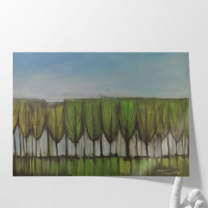 Wineglass Treeline - Canvas Print Wall Art