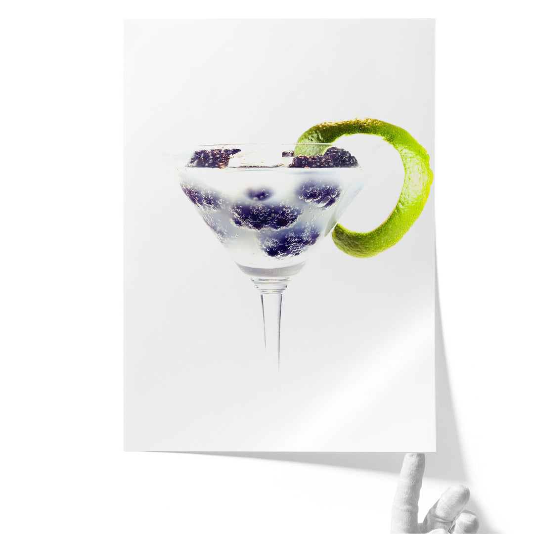 Big Kitchen Wall Decor - vibrant countertop cocktail scene