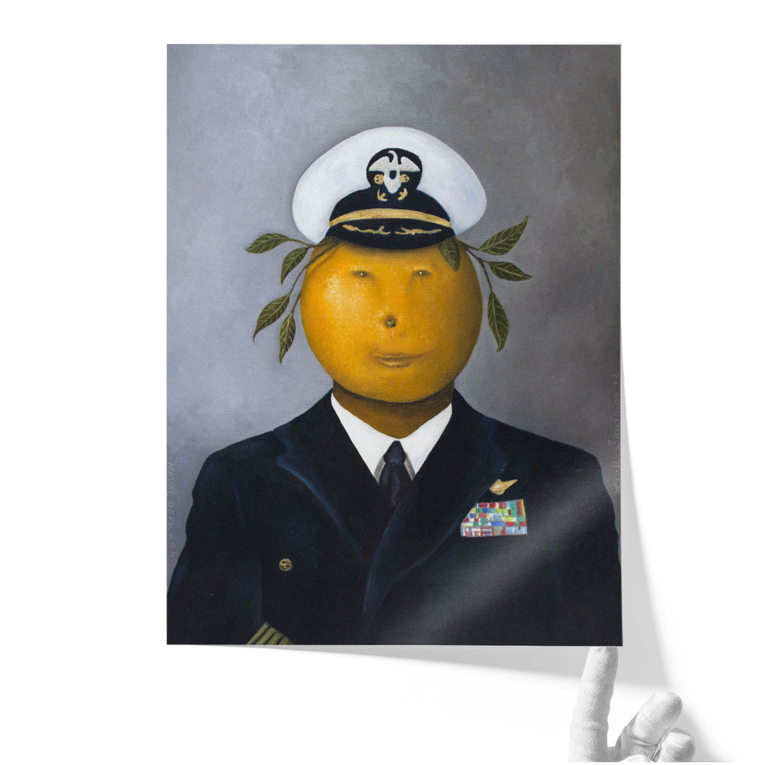 Naval Officer - Canvas Print Wall Art