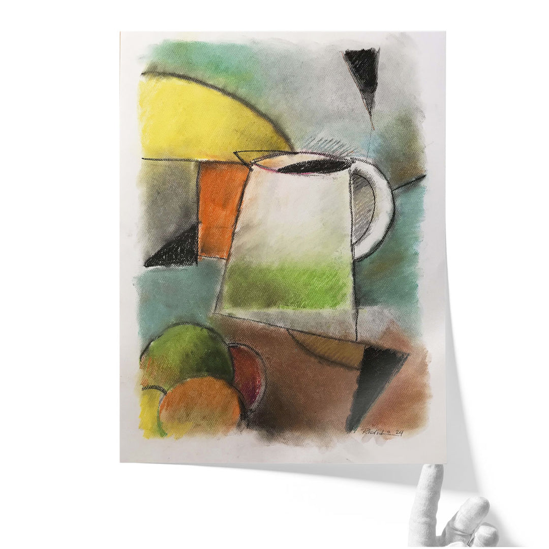 Large Dining Room Wall Decor abstract fruit design