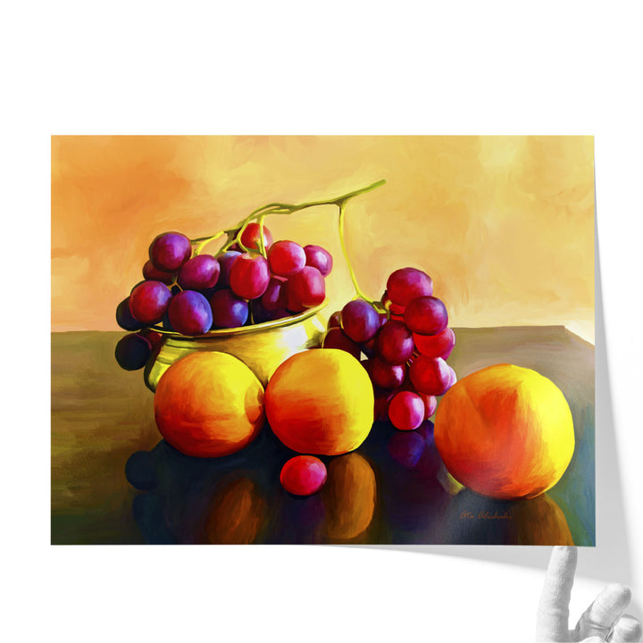 Huge Canvas Wall Art Kitchen – citrus focal