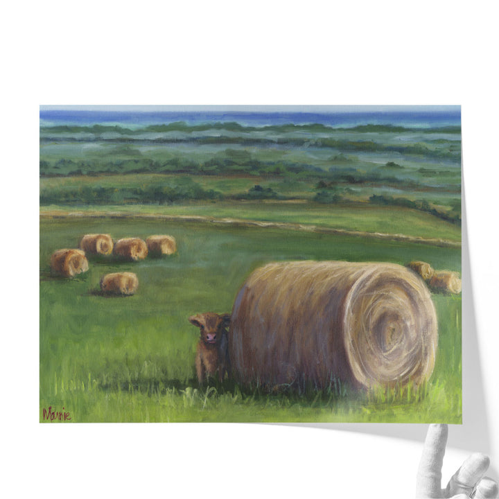 Extra large landscape canvas art for farmhouse