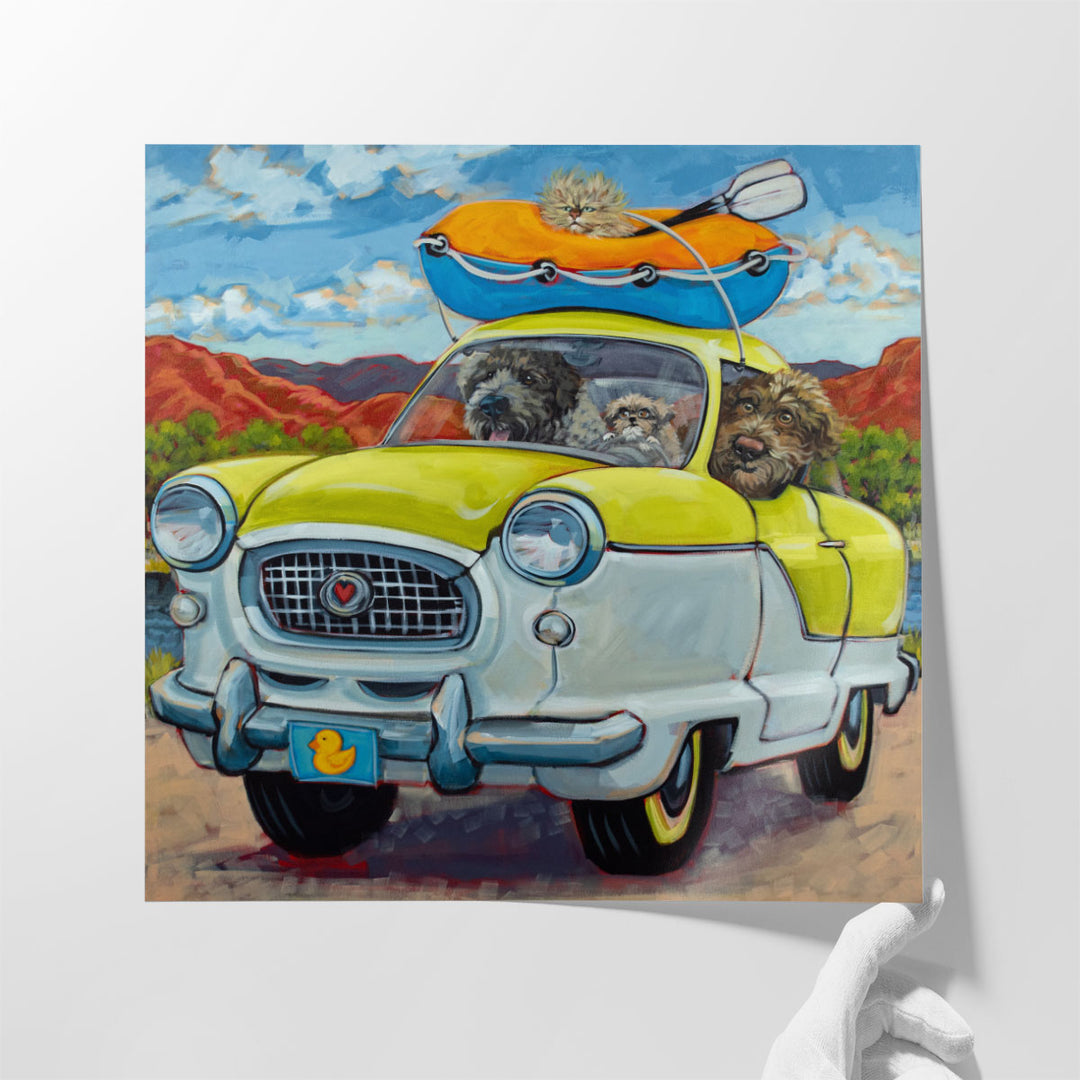 Cats Away - Canvas Print Wall Art