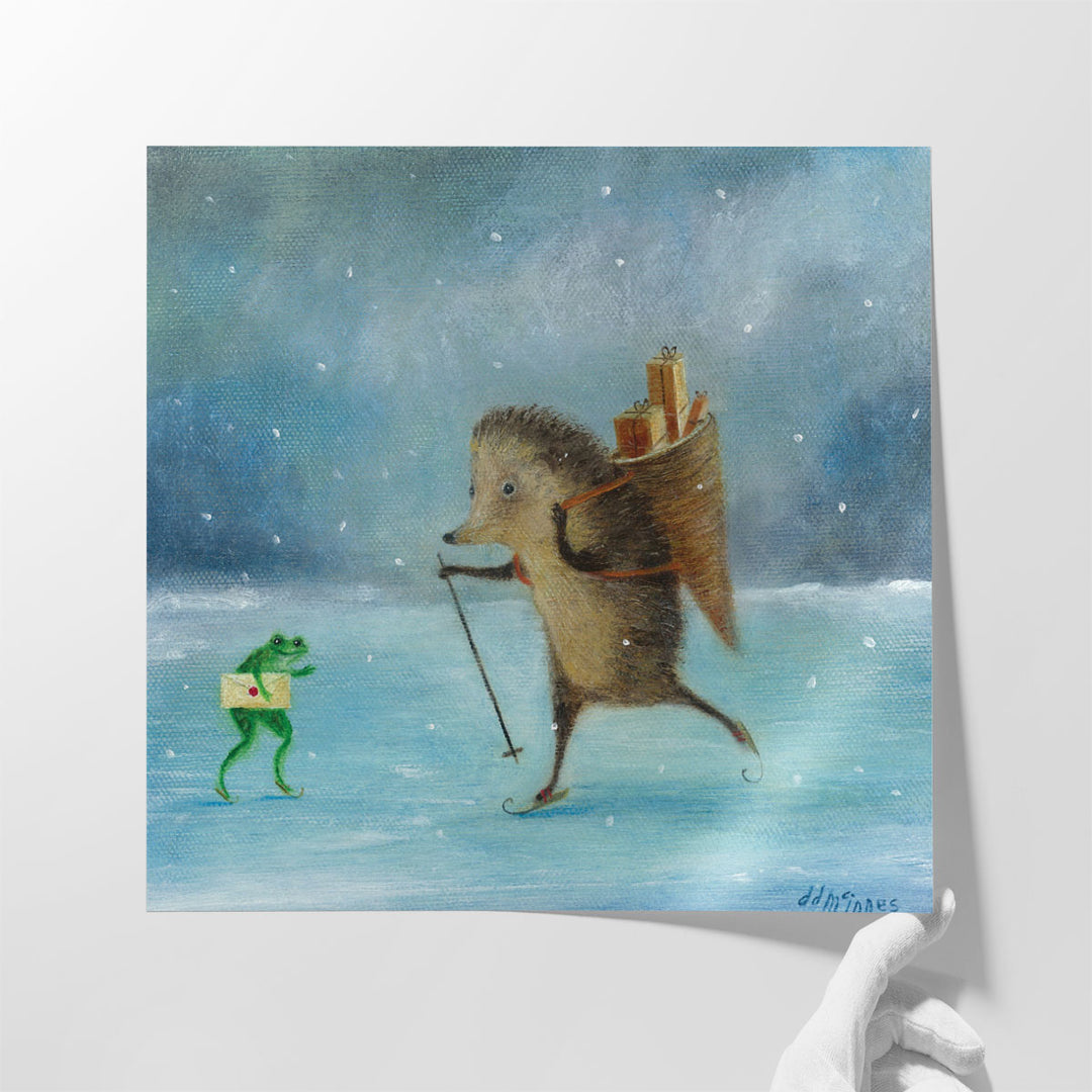 Julemanden - Canvas Print Wall Art
