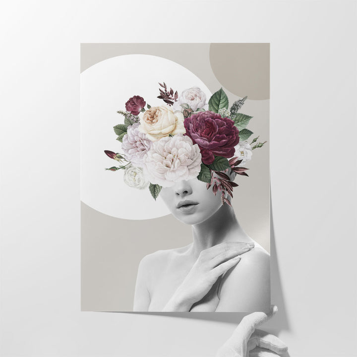 Flower Hat II - Canvas Print Wall Art