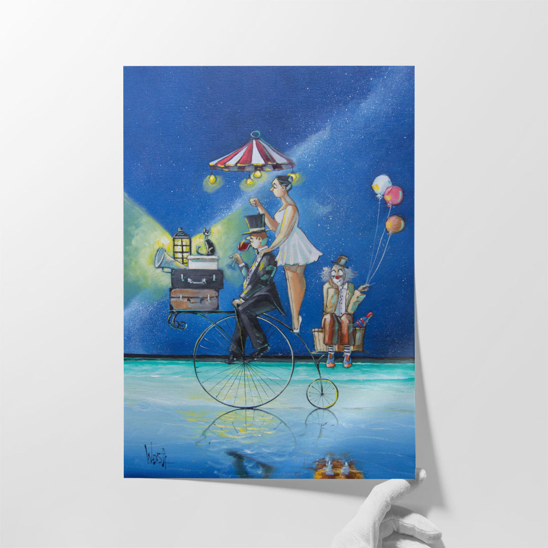The Circus Is Coming to Town - Canvas Print Wall Art
