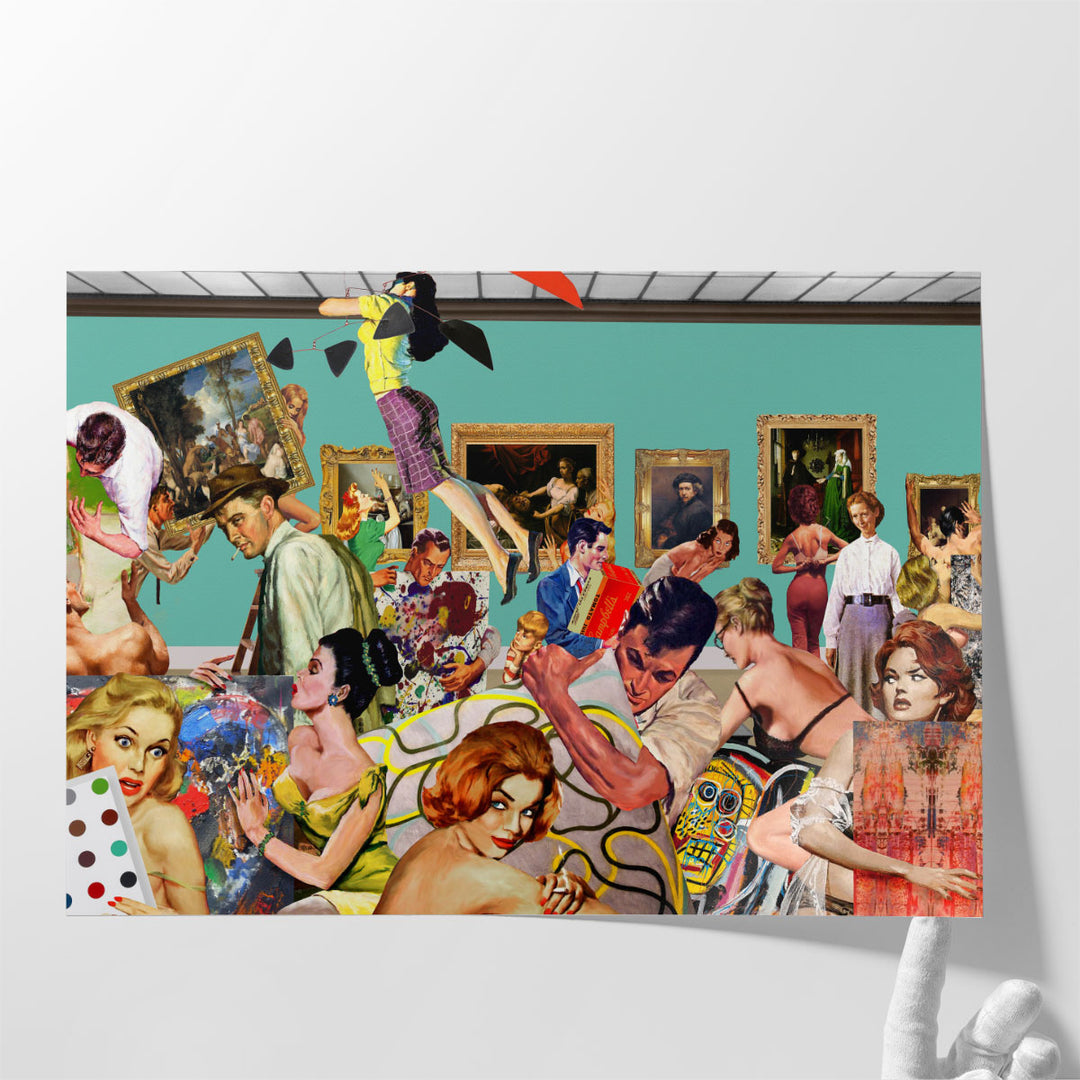 Art Lovers - Canvas Print Wall Art