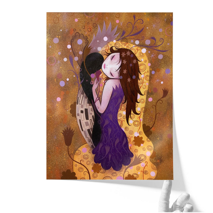 After The Kiss - Canvas Print Wall Art