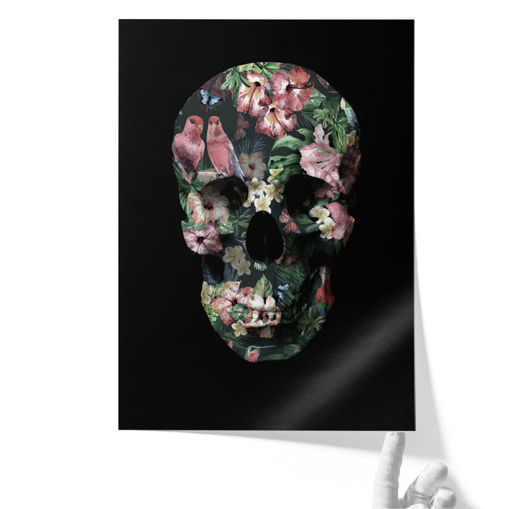 Tropic Skull - Canvas Print Wall Art