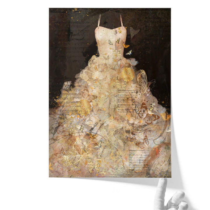 Butterfly Dress - Canvas Print Wall Art