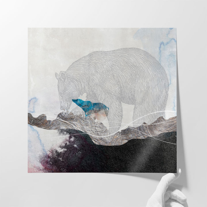 Bear 2 - Canvas Print Wall Art