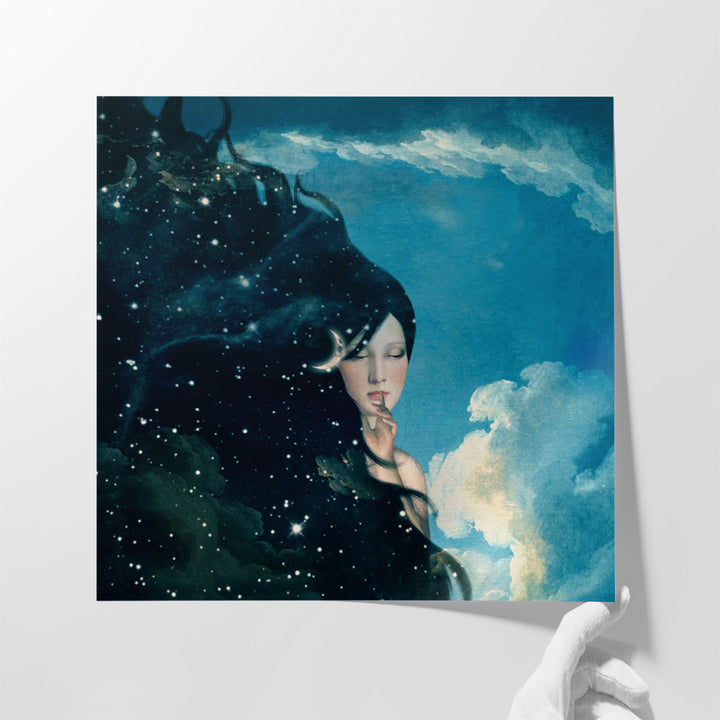 Lady Night - Canvas Print Wall Art