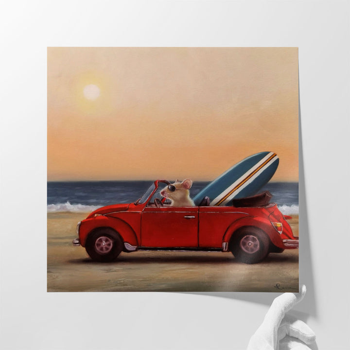 Beach Bound - Canvas Print Wall Art