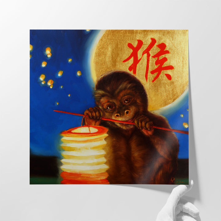 Monkeyshine - Canvas Print Wall Art