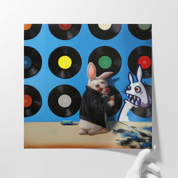 Bad Bunny - Canvas Print Wall Art