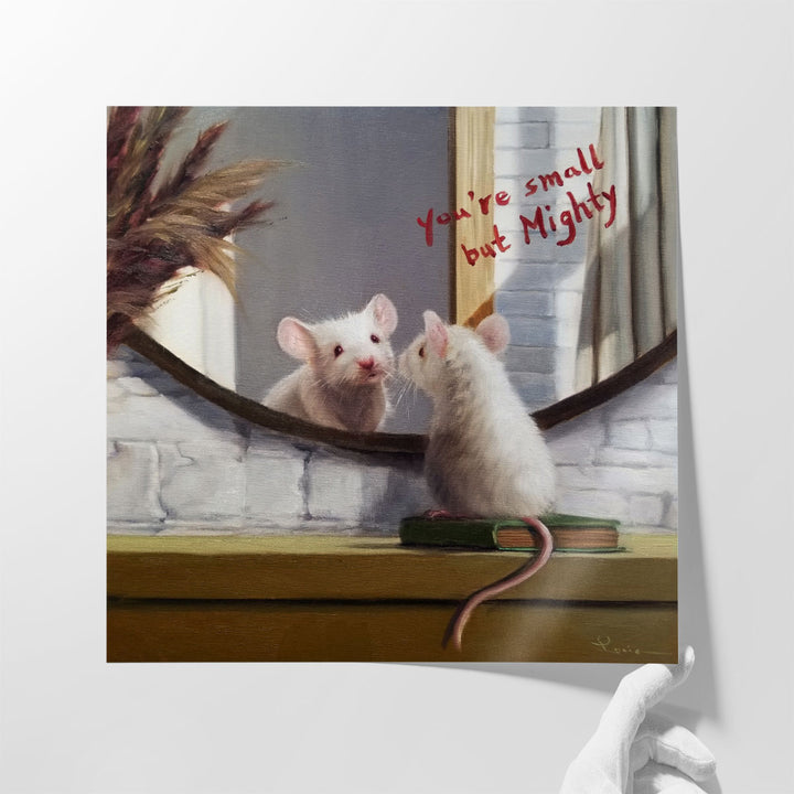 Mighty Mouse - Canvas Print Wall Art