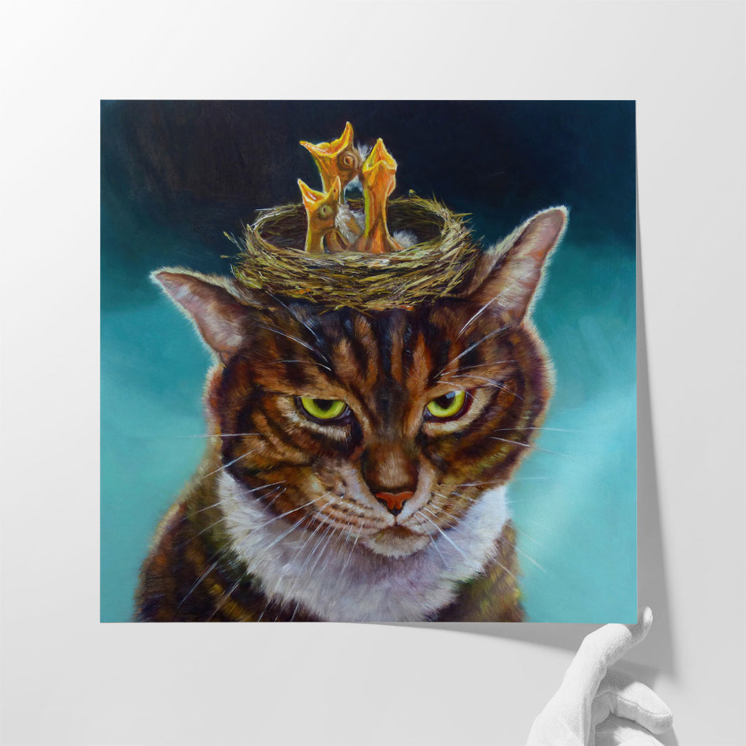 Cheep Toupee - Canvas Print Wall Art