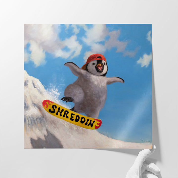 Crest Rider - Canvas Print Wall Art