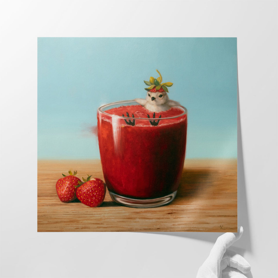 Strawberry Bliss - Canvas Print Wall Art