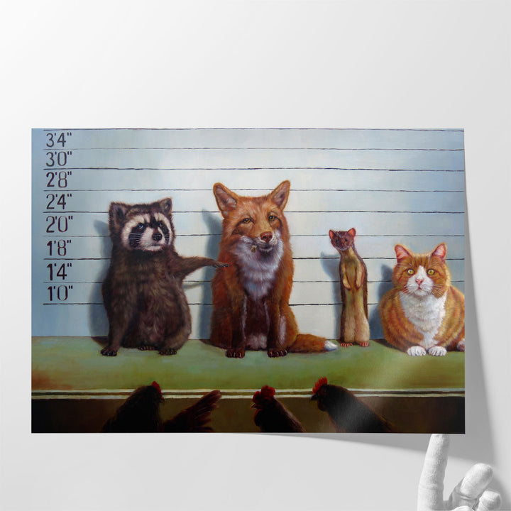 Usual Suspects - Canvas Print Wall Art