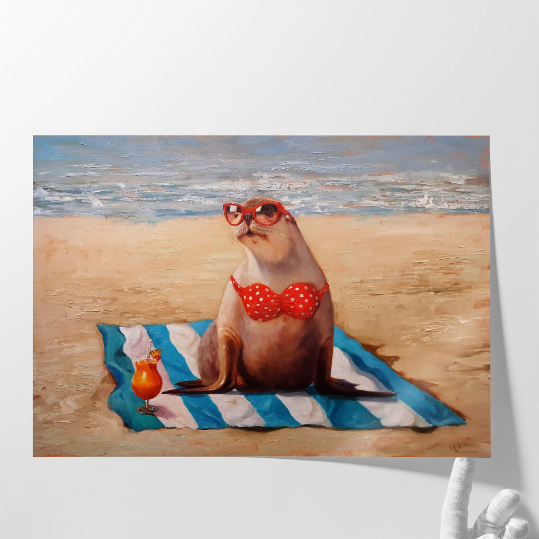 Beached - Canvas Print Wall Art