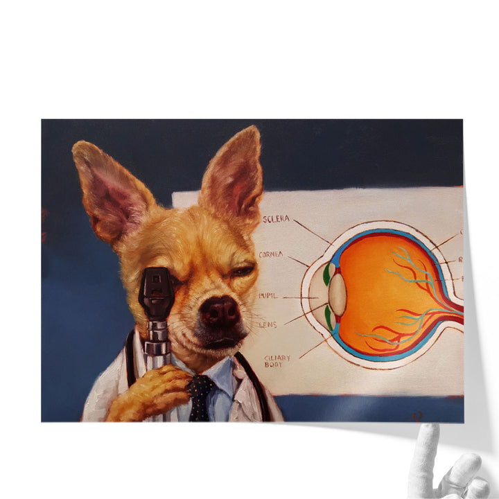 Seeing Eye Dog - Canvas Print Wall Art